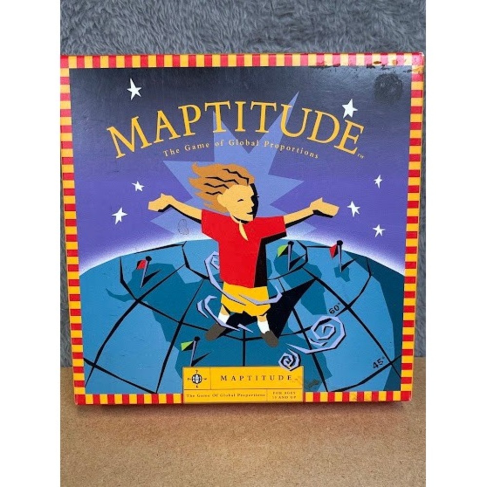 Maptitude The Game of Global Proportions 1997 Resource Game Geography Board Game